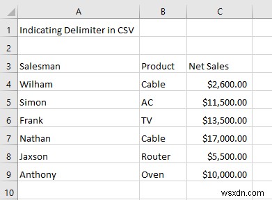 Excelで区切り記号(デリミタ)を指定してCSVファイルを開く6つの簡単な方法