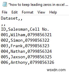 ExcelでCSVファイルの先頭ゼロを保持する4つの簡単な方法