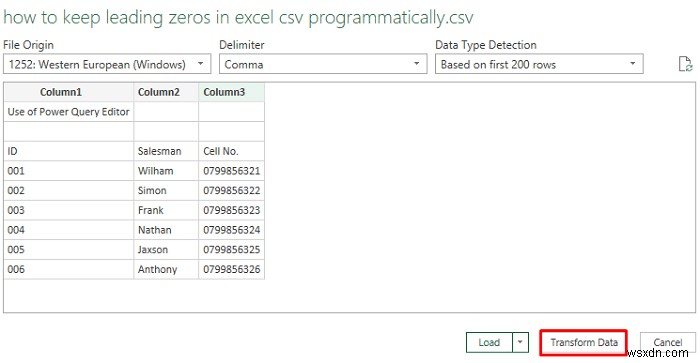 ExcelでCSVファイルの先頭ゼロを保持する4つの簡単な方法