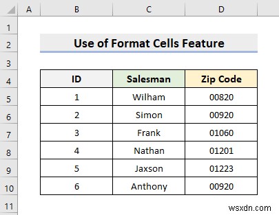 ExcelでCSVファイルの先頭ゼロを保持する4つの簡単な方法