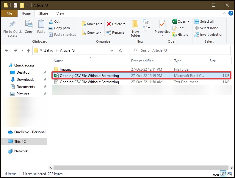 書式設定なしでCSVファイルをExcelで開く2つの簡単な方法