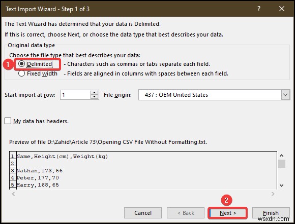 書式設定なしでCSVファイルをExcelで開く2つの簡単な方法