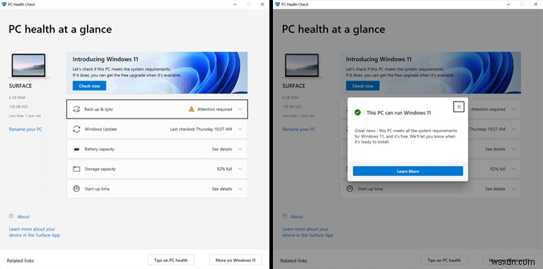 Windows 10 PCがWindows 11へ無料アップグレードできるか確認する方法