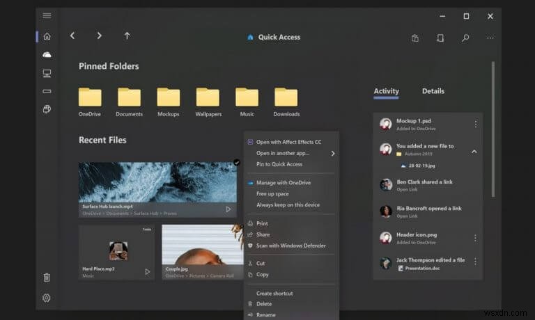 Microsoft、待ち望まれていたファイルエクスプローラーの刷新をさりげなく公開