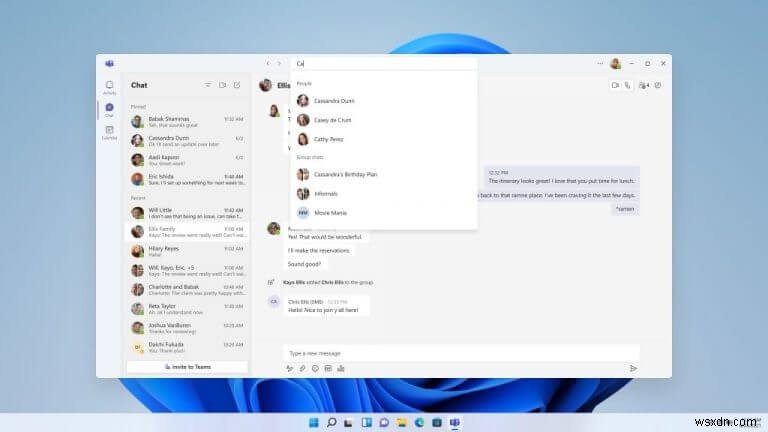 Windows 11の新「Teams」アプリ、Insider向けに段階的な提供を開始