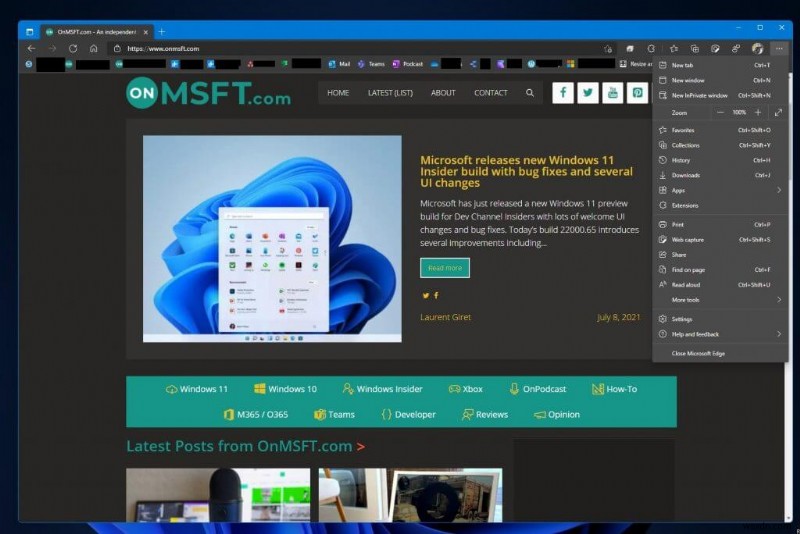 Microsoft Edge Canaryに「Windows 11ビジュアル更新」を有効化できる新フラグが登場
