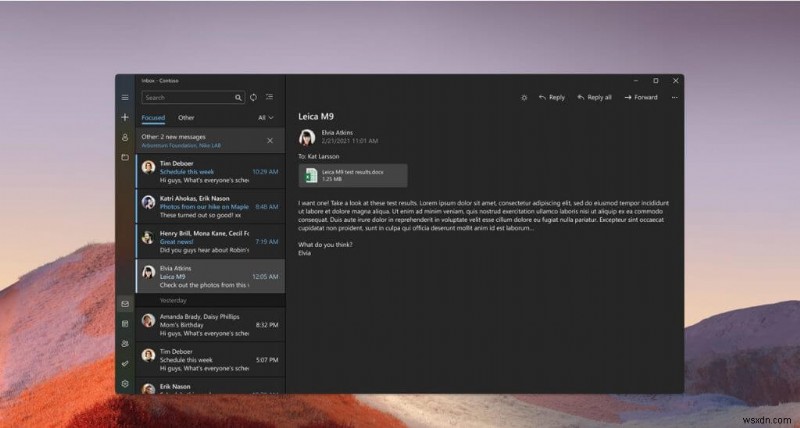 Microsoft、Windows 11向け受信トレイアプリの初回アップデートを配信開始 — 切り取り&スケッチ、メール&カレンダー、電卓が対象