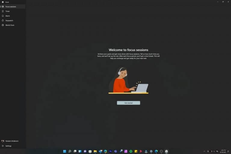 Windows 11 Devチャンネル向けビルド22000.160公開、フォーカスセッション搭載の時計アプリへ更新