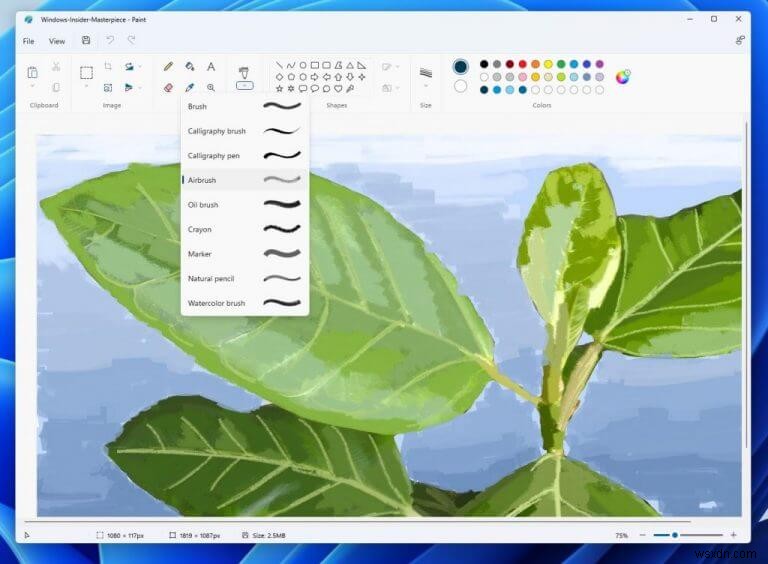 Microsoft、再設計されたWindows 11版「ペイント」アプリをDevチャネルのInsider向けに配信開始