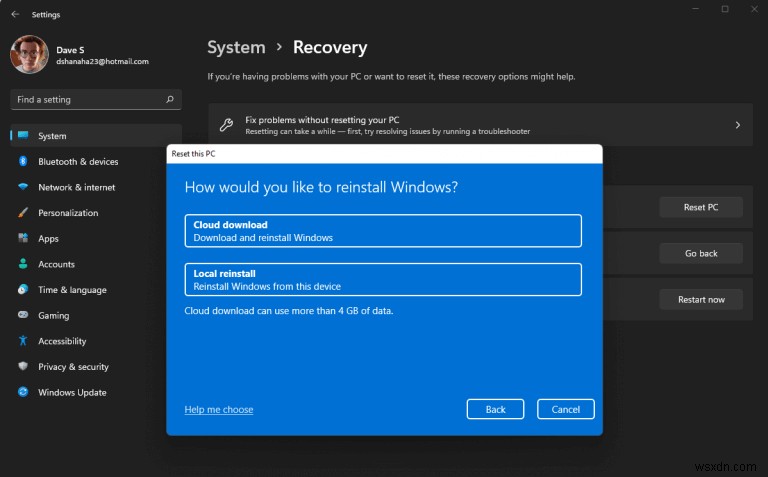 Windows 11 を手動で初期化(リセット)して PC のトラブルをすぐに解決する方法