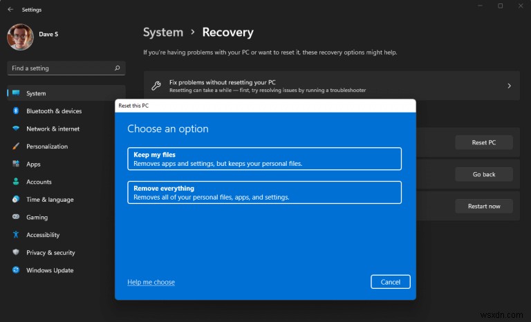 Windows 11 を手動で初期化(リセット)して PC のトラブルをすぐに解決する方法