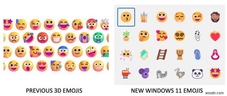 Windows 11の新絵文字が2Dデザインで登場、予告された3Dとの違いにInsiderたちが困惑