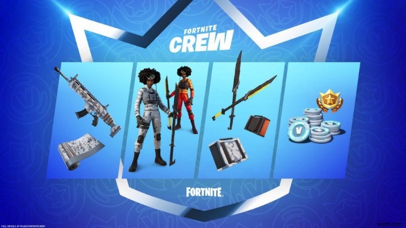 【フォートナイト】2022年1月のFortnite Crewパックは悪役「スローン」が主役に