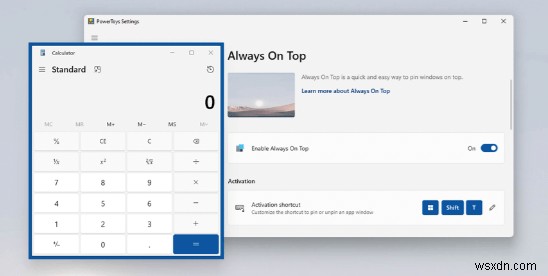 Microsoft PowerToysに新機能「Always on Top」が登場――ウィンドウを常に最前面に固定可能に