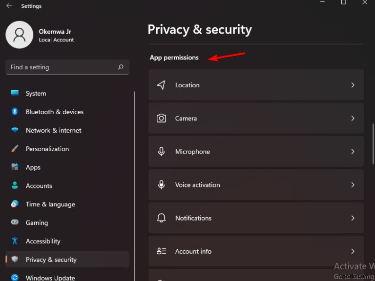 Windows 11でマイク・位置情報・カメラを使用しているアプリを確認する方法