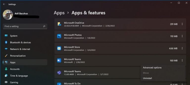 Windows 11のMicrosoft Teamsチャットアプリを削除・再インストールする方法