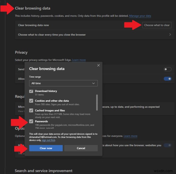 Windows 11のMicrosoft Edgeでパスワードを保存・削除する方法