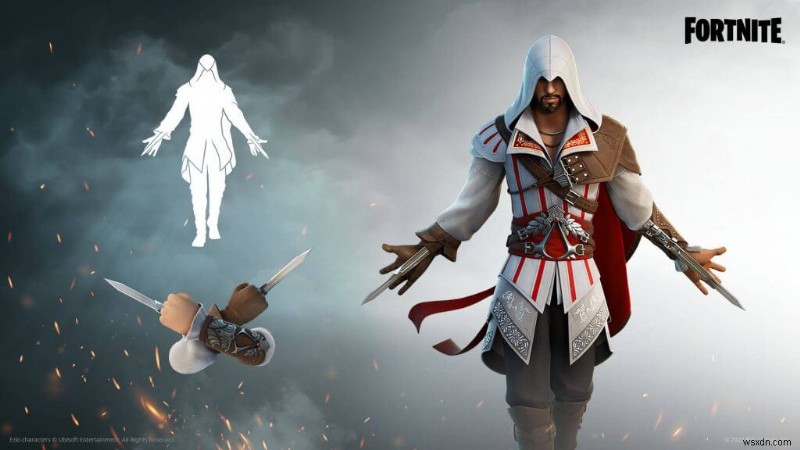 『アサシン クリード』のエツィオとエイヴォルが『フォートナイト』アイテムショップに登場