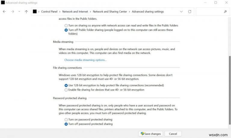 Windows 10 / Windows 11 でパスワード保護共有をオフにする2つの方法