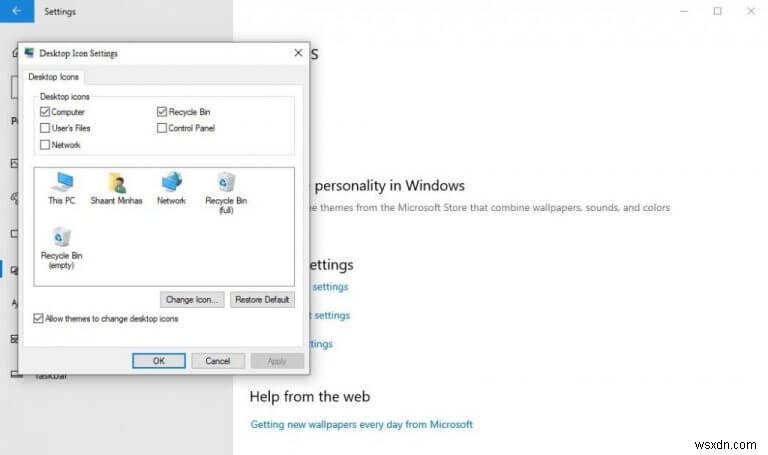 Windows 10 / Windows 11でアイコンをカスタマイズする方法