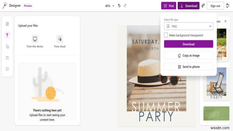 Microsoftが開発中の新アプリ「Designer」、Windows 11向けにリークされる