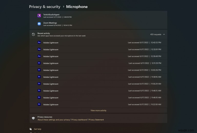 Windows InsiderのDevチャネル、設定アプリでプライバシー監査ツールをテスト中