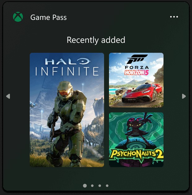 Windows 11 ビルド 25174.1000 が Dev チャンネルに登場、新Game Passウィジェットをプレビュー