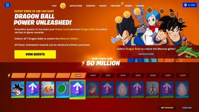 『フォートナイト』×『ドラゴンボール超』コラボ開始!悟空、ベジータ、ブルマ、ビルスが参戦