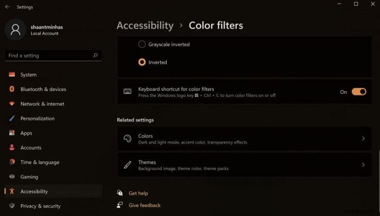 Windows 10 / 11 でカラーフィルターを使う方法【画面の色味を自由に変更】