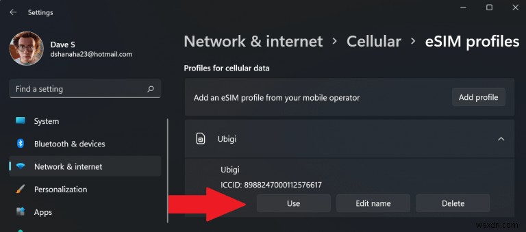 Windows 11で無料のeSIMプロファイルを簡単に入手する方法