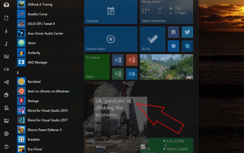 Windows 10のスタートメニューでフォルダを作成する方法|ライブフォルダの使い方