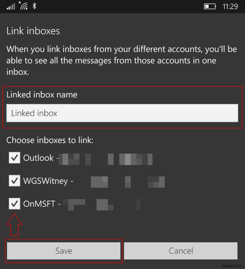 Windows 10のメールアプリでリンク受信トレイを設定し、複数アカウントを一括管理する方法