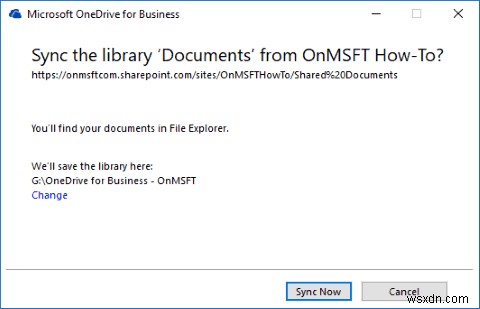 OneDrive for BusinessでSharePointドキュメントライブラリをPCに同期する方法