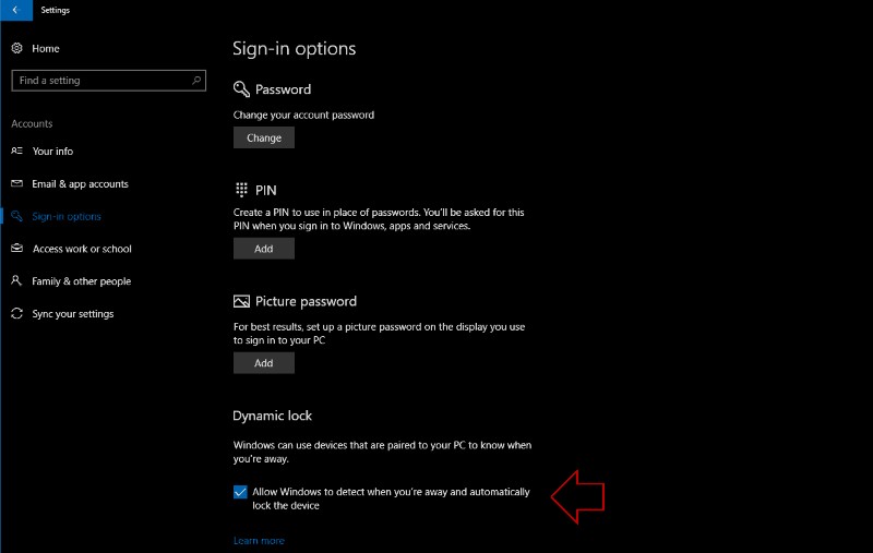 Windows 10の「Dynamic Lock(ダイナミック ロック)」でスマホと連携してPCを自動ロックする方法