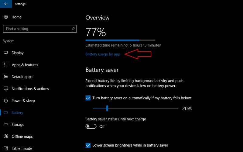 Windows 10 / Windows 10 Mobileでアプリのバッテリー消費を確認・制限する方法