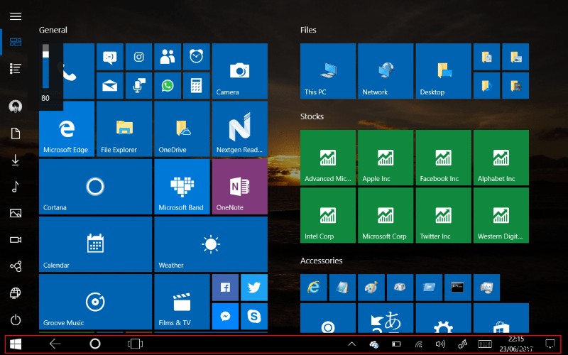 Windows 10 コンバーチブル PC でタブレット モードをカスタマイズする方法