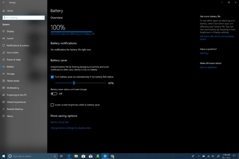 Windows 10でバッテリーレポートを生成して確認する方法