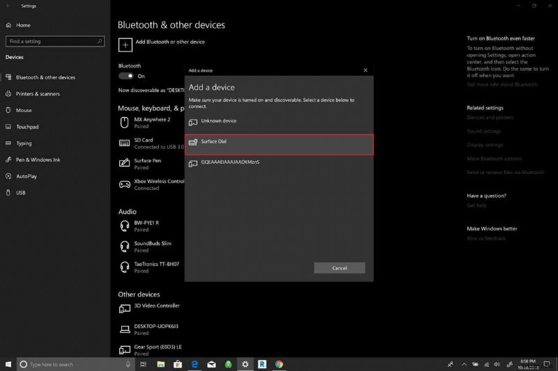 Windows 10 PCでSurface Dialを設定・カスタマイズする方法【初心者向けガイド】