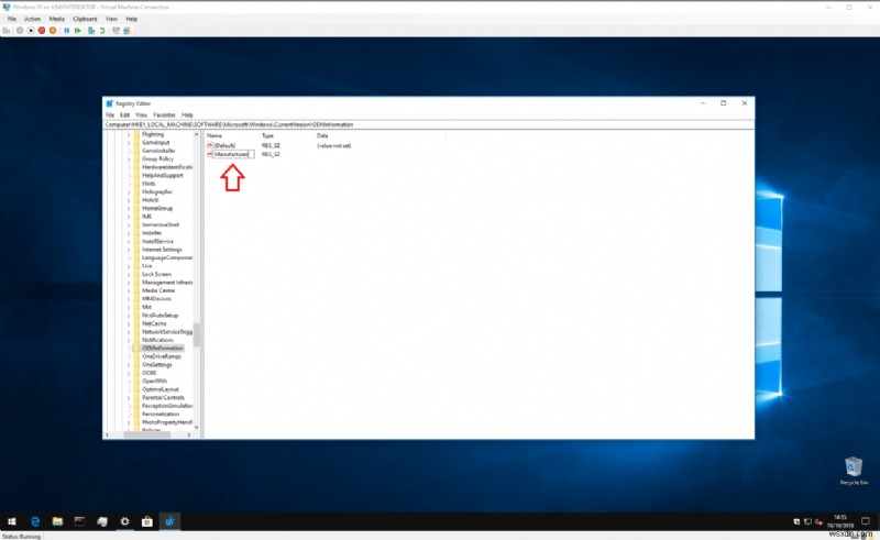 【保存版】Windows 10のPC製造元情報をレジストリで自由にカスタマイズする方法
