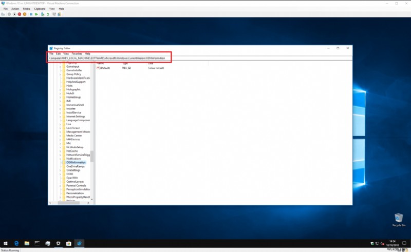【保存版】Windows 10のPC製造元情報をレジストリで自由にカスタマイズする方法