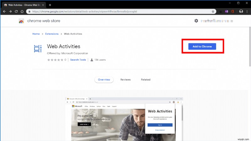 Google Chrome の閲覧履歴を Windows 10 のタイムラインに追加する方法