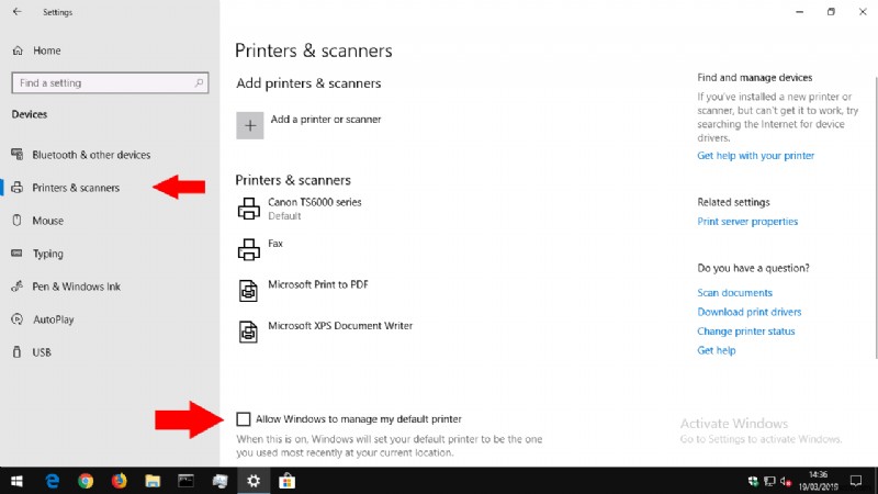 Windows 10で既定のプリンターを設定・変更する方法