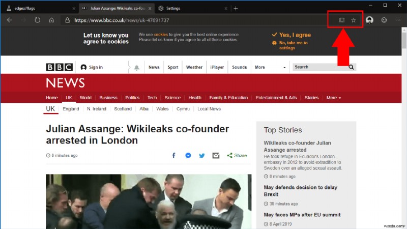 Microsoft Edge Insiderで閲覧ビュー(Reading View)を有効にする方法