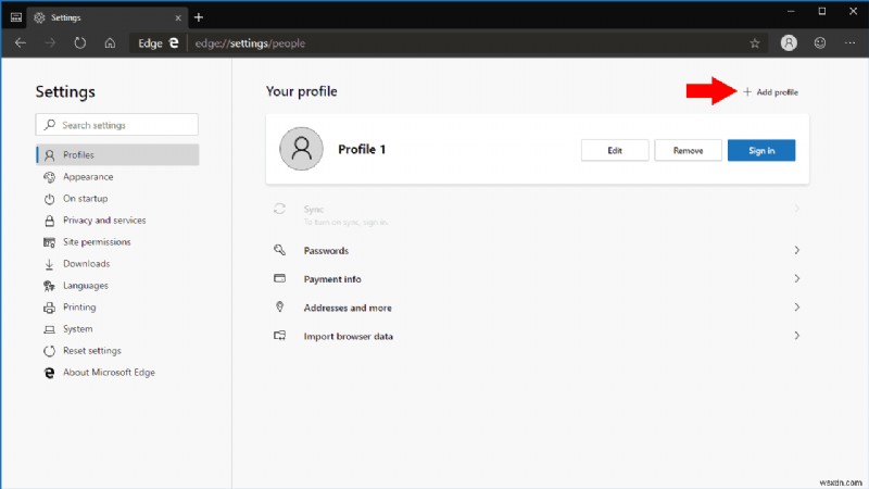 Microsoft Edge Insiderの新機能「プロファイル」の使い方を徹底解説