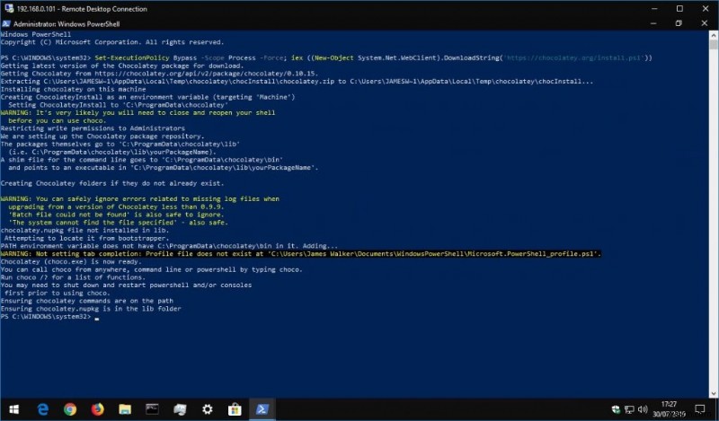Windows 10向けパッケージマネージャー「Chocolatey」のインストールと使い方ガイド