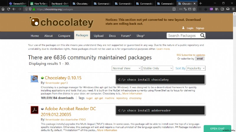 Windows 10向けパッケージマネージャー「Chocolatey」のインストールと使い方ガイド