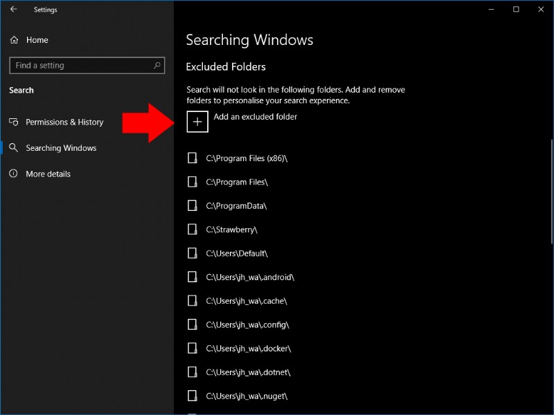 Windows 10で拡張検索を有効にする方法
