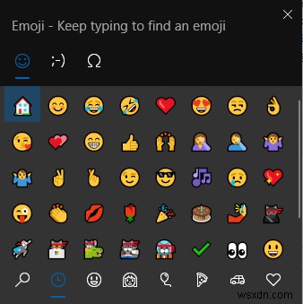 Windows 10の絵文字・顔文字・記号パネルを便利に使いこなす方法