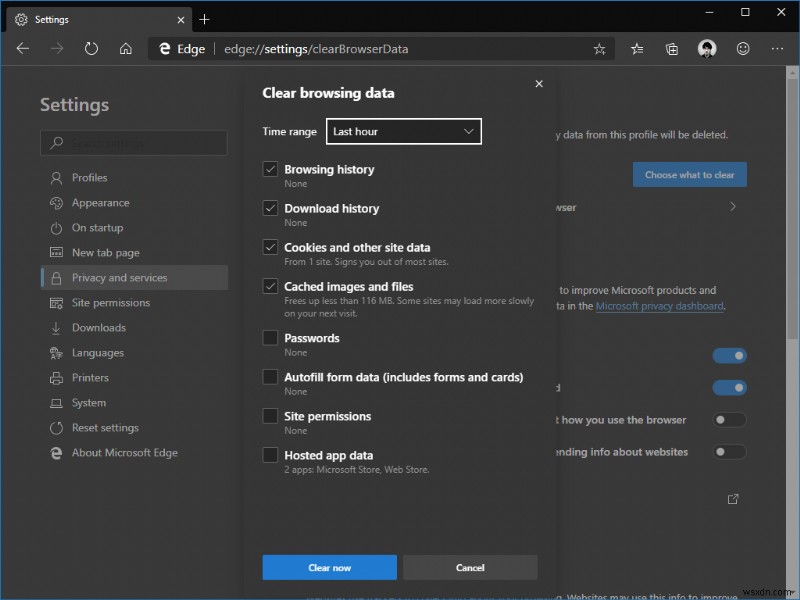 Edge Insiderでブラウザデータを消去する方法【詳細手順を解説】
