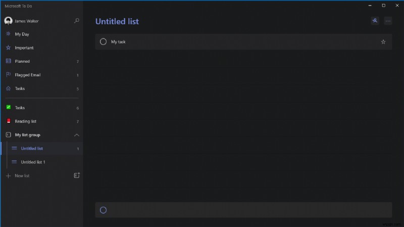 Microsoft To Do でリストのグループを作成してタスクを見やすく整理する方法